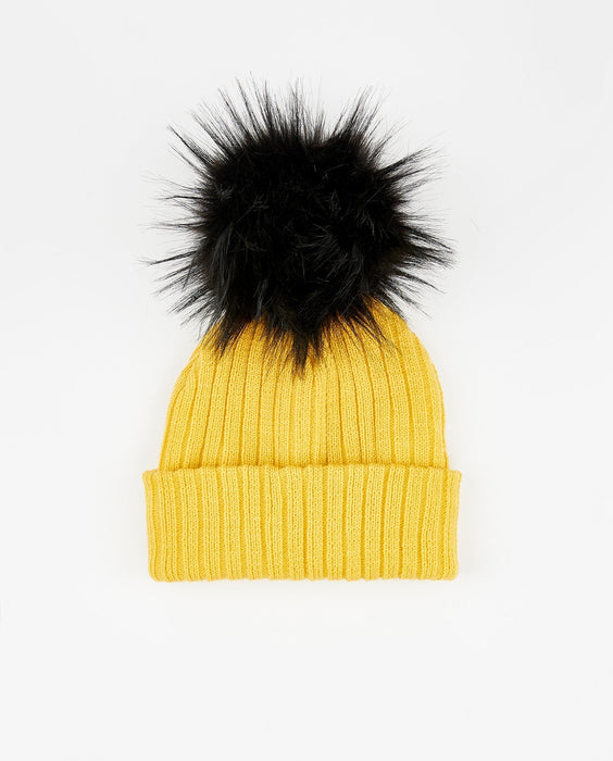 Knit Beanie Mustard