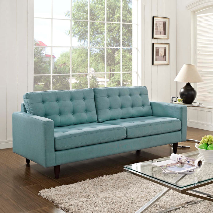 Empress Upholstered Fabric Sofa