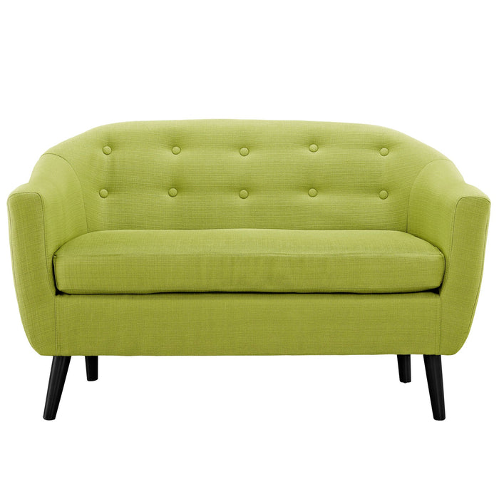 Wit Upholstered Fabric Loveseat