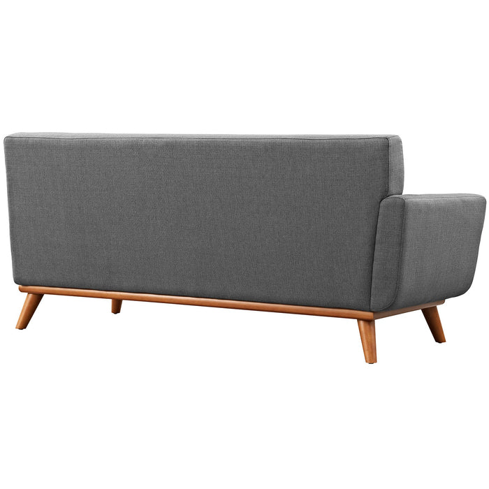 Engage Left-Arm Upholstered Fabric Loveseat