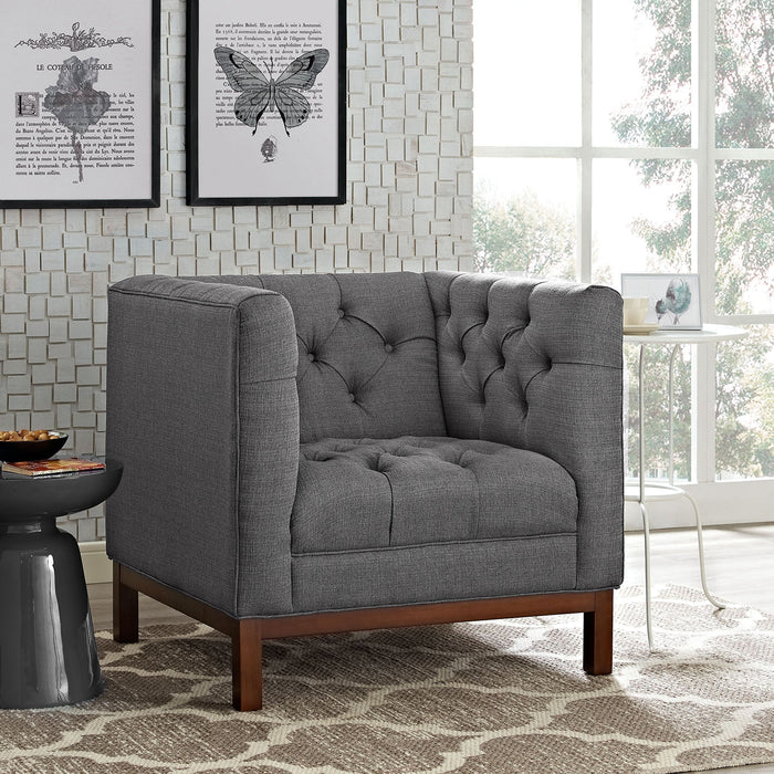 Panache Upholstered Fabric Armchair