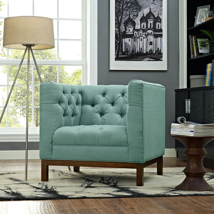 Panache Upholstered Fabric Armchair