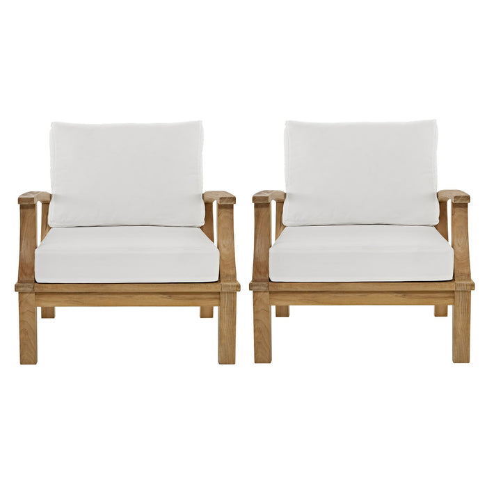 Marina 2 Piece Outdoor Patio Teak Set