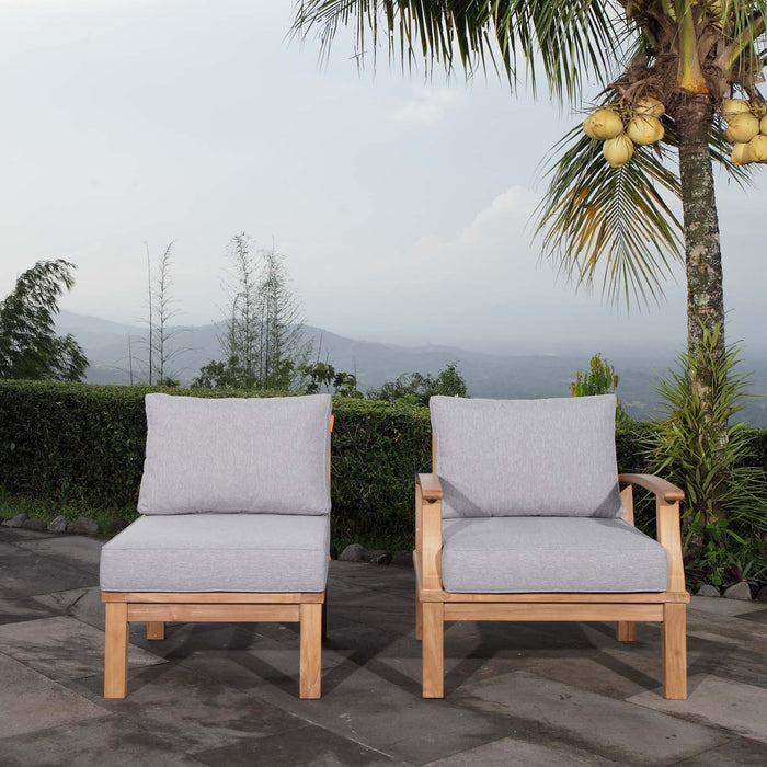 Marina 2 Piece Outdoor Patio Teak Set