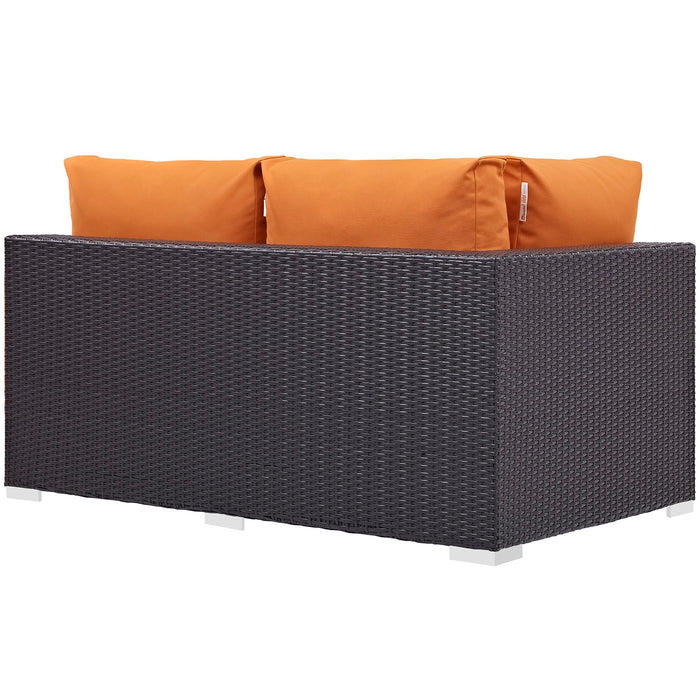 Convene Outdoor Patio Left Arm Loveseat