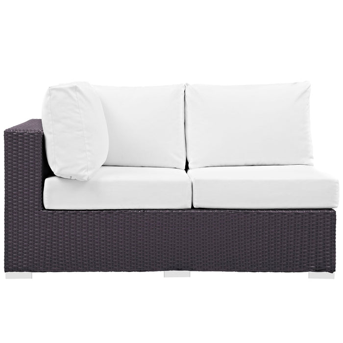 Convene Outdoor Patio Left Arm Loveseat