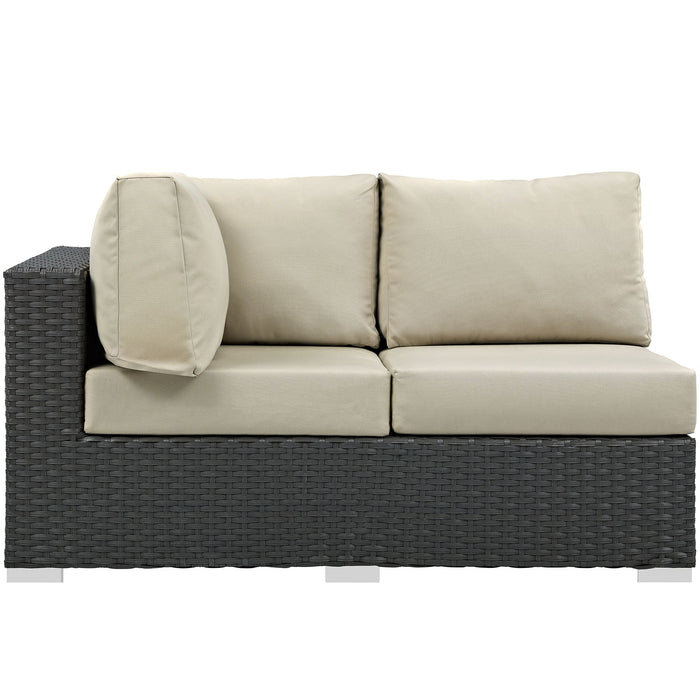 Sojourn Outdoor Patio Sunbrella® Left Arm Loveseat