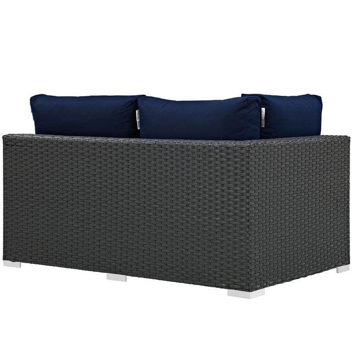 Sojourn Outdoor Patio Sunbrella® Left Arm Loveseat