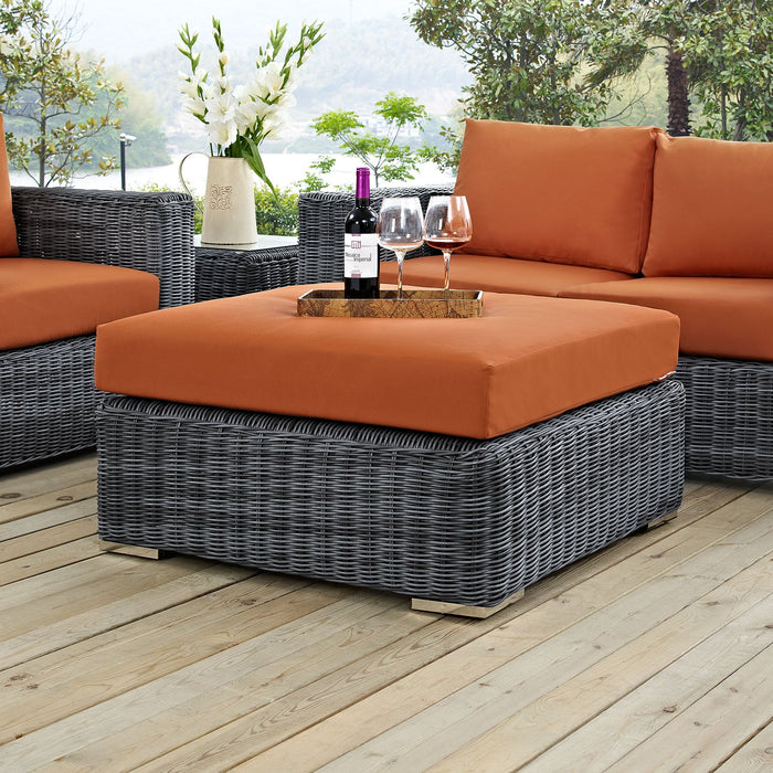 Summon Outdoor Patio Sunbrella® Square Ottoman