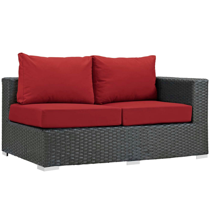 Sojourn 11 Piece Outdoor Patio Sunbrella® Sectional Set