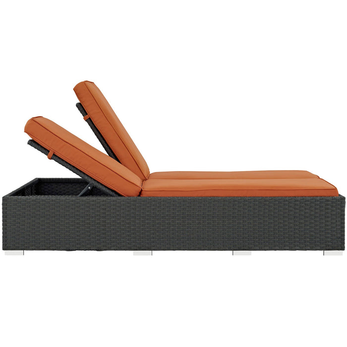 Sojourn Outdoor Patio Sunbrella® Double Chaise