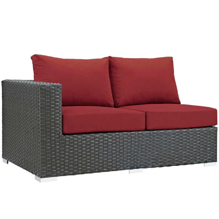 Sojourn 7 Piece Outdoor Patio Sunbrella® Sectional Set