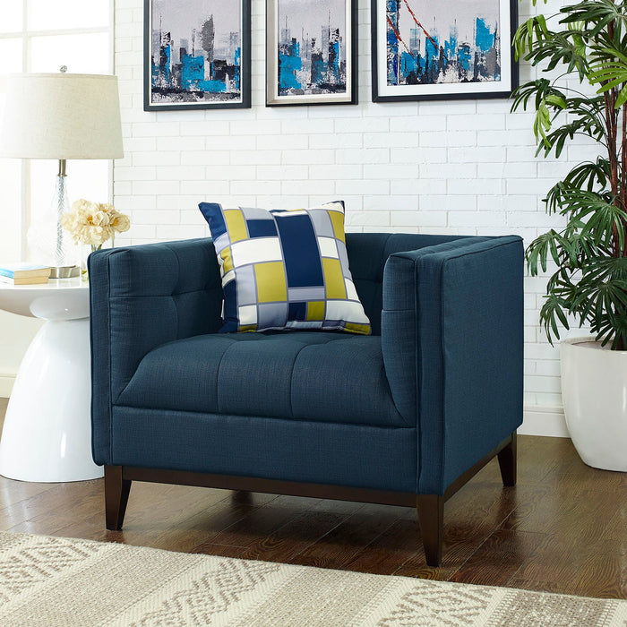 Serve Upholstered Fabric Armchair