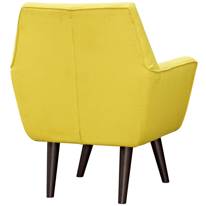 Posit Upholstered Fabric Armchair