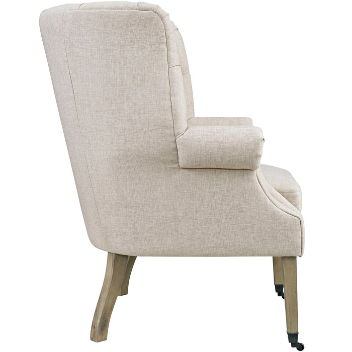 Chart Upholstered Fabric Lounge Chair