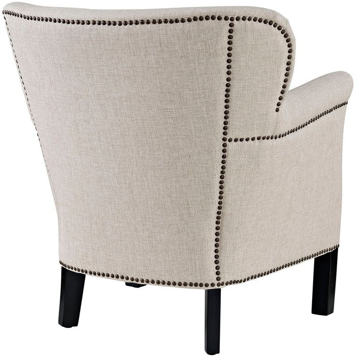 Key Upholstered Fabric Armchair