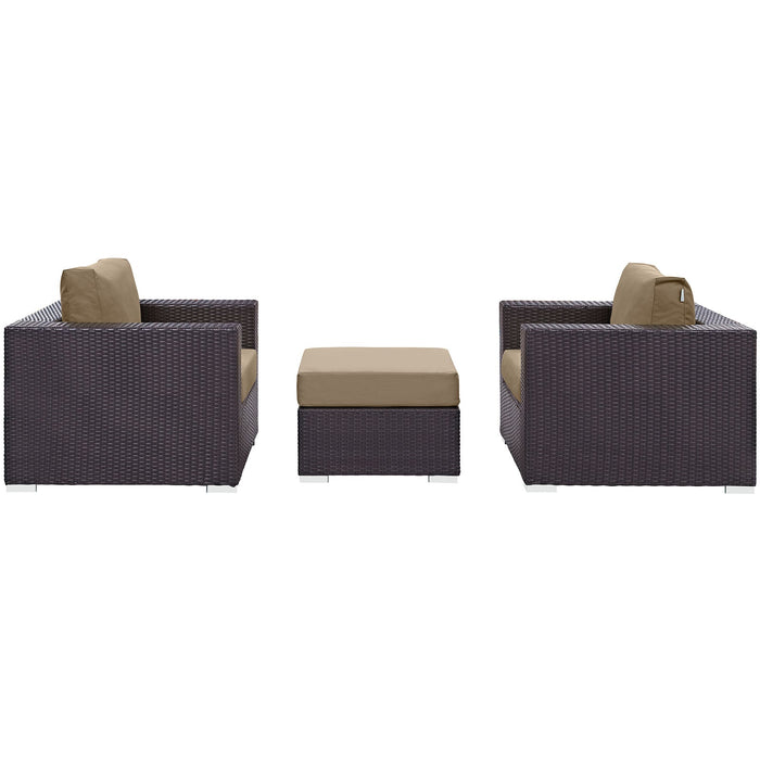 Convene 3 Piece Outdoor Patio Sofa Set