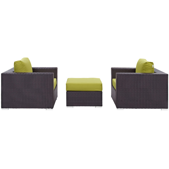 Convene 3 Piece Outdoor Patio Sofa Set