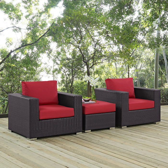 Convene 3 Piece Outdoor Patio Sofa Set