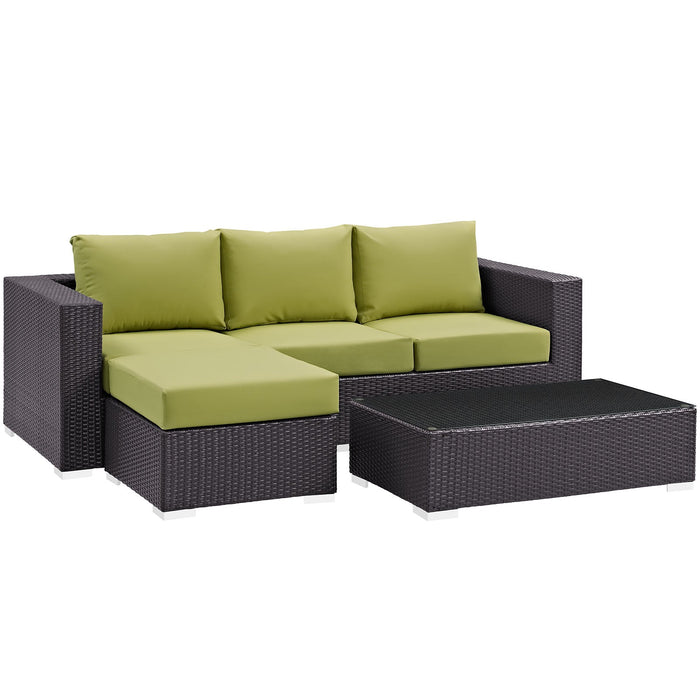 Convene 3 Piece Outdoor Patio Sofa Set