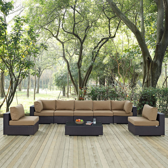 Convene 8 Piece Outdoor Patio Sectional Set