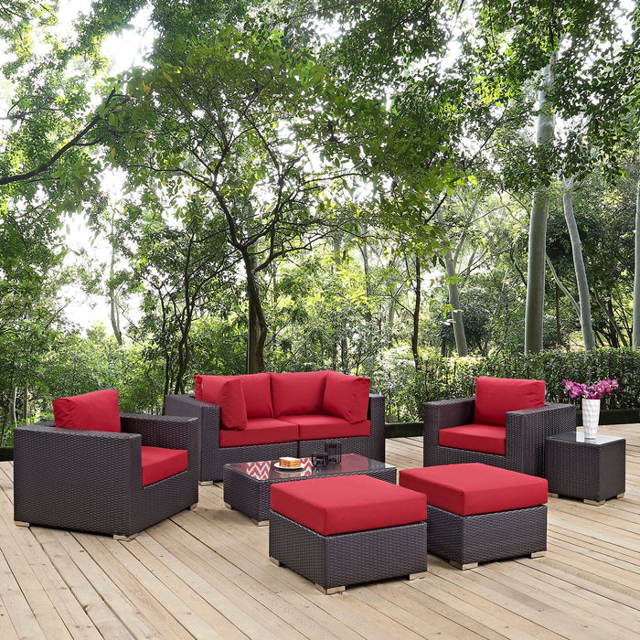 Convene 8 Piece Outdoor Patio Sectional Set