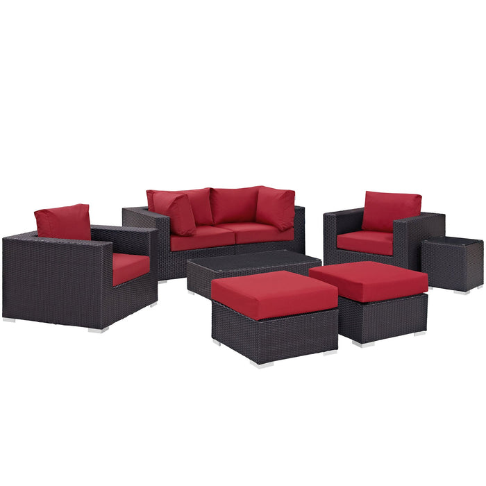 Convene 8 Piece Outdoor Patio Sectional Set