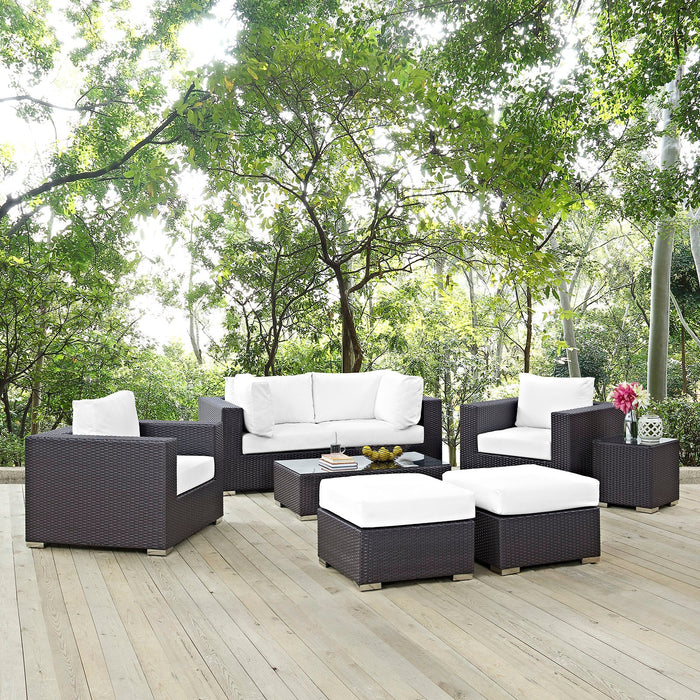 Convene 8 Piece Outdoor Patio Sectional Set