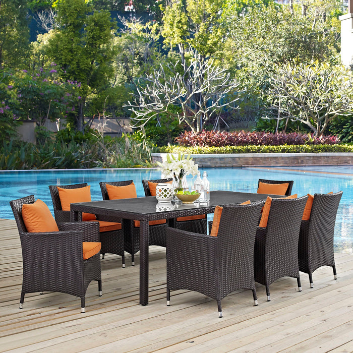 Convene 9 Piece Outdoor Patio Dining Set