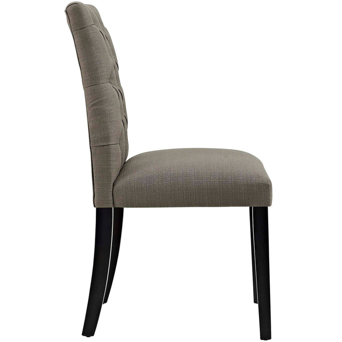 Duchess Button Tufted Fabric Dining Chair