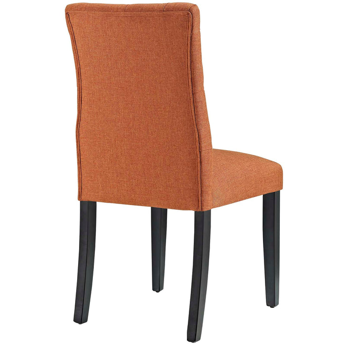 Duchess Button Tufted Fabric Dining Chair