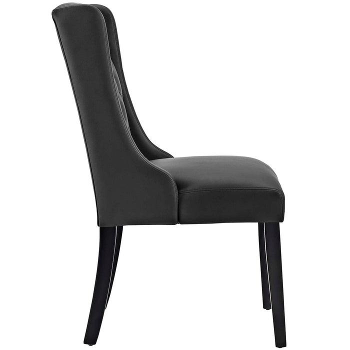 Baronet Button Tufted Vegan Leather Dining Chair