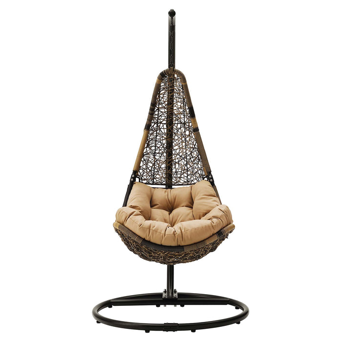 Abate Outdoor Patio Swing Chair With Stand