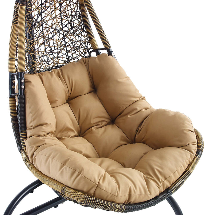 Abate Outdoor Patio Swing Chair With Stand