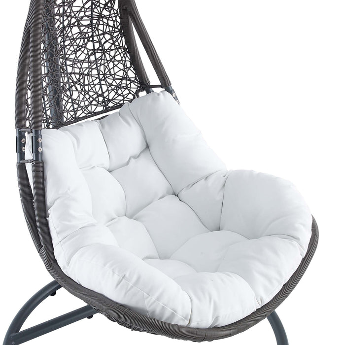 Abate Outdoor Patio Swing Chair With Stand