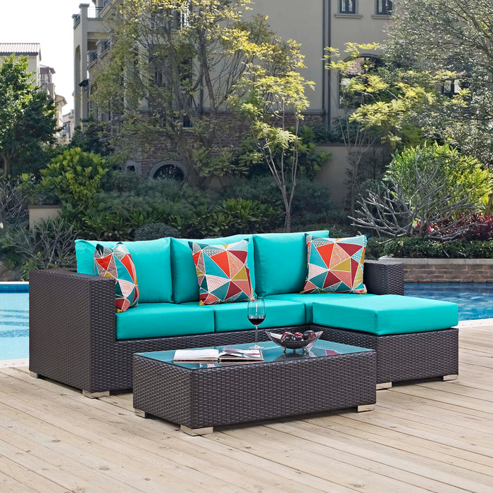 Convene 3 Piece Outdoor Patio Sofa Set