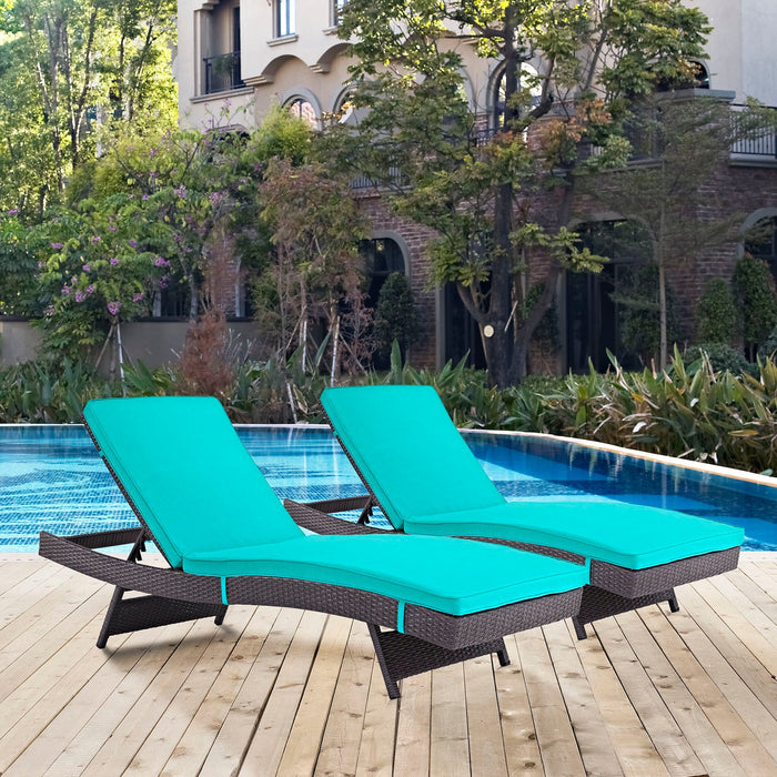 Convene Chaise Outdoor Patio Set of 2