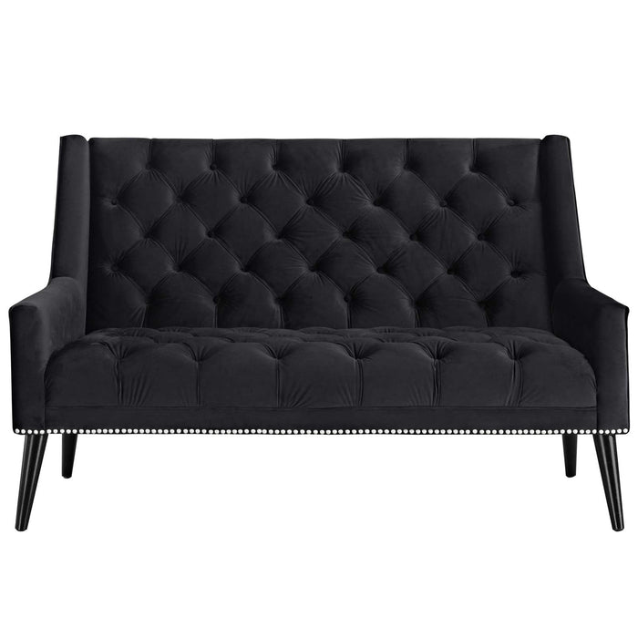 Peruse Performance Velvet Loveseat