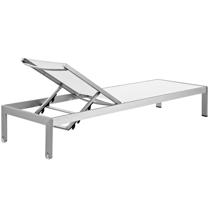 Shore Chaise Outdoor Patio Aluminum Set of 4