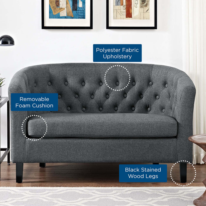 Prospect Upholstered Fabric Loveseat