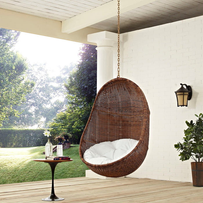 Bean Outdoor Patio Swing Chair Without Stand