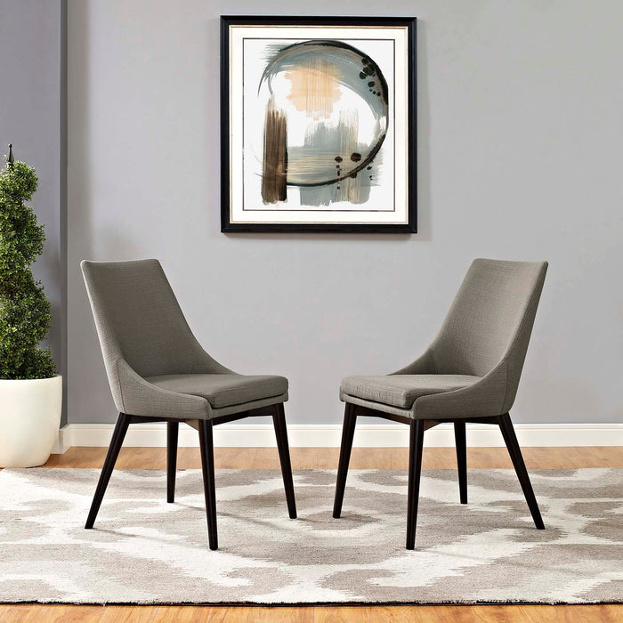 Viscount Dining Side Chair Fabric Set of 2