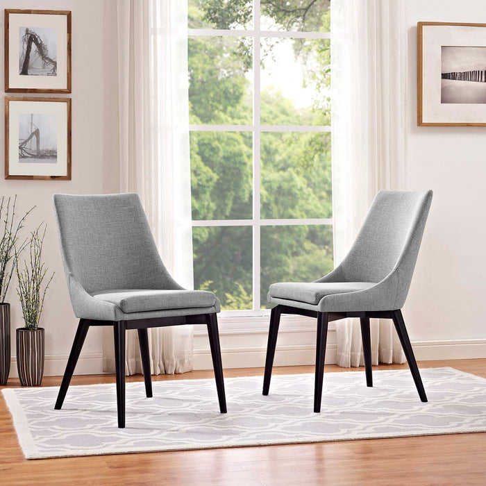 Viscount Dining Side Chair Fabric Set of 2