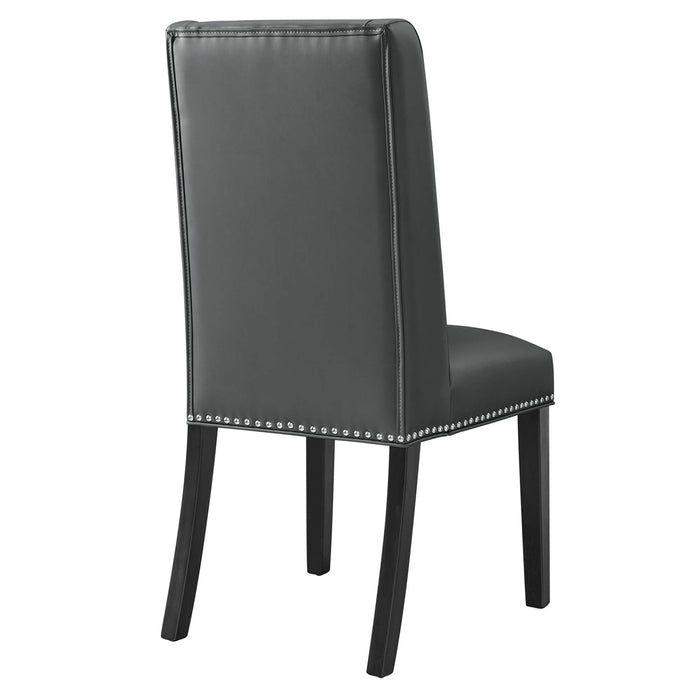 Baron Dining Chair Vinyl Set of 2