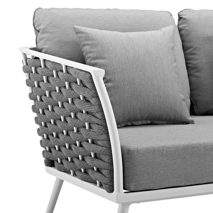 Stance Outdoor Patio Aluminum Loveseat