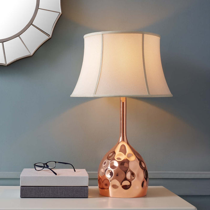 Dimple Rose Gold Table Lamp