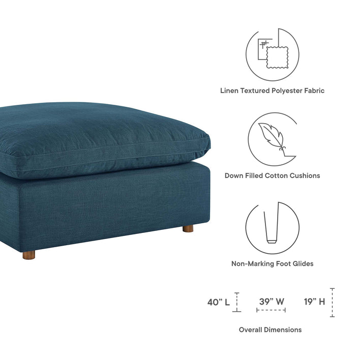 Commix Down Filled Overstuffed Ottoman