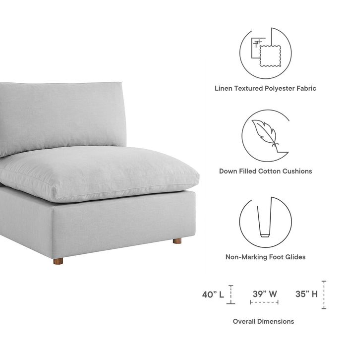 Commix Down Filled Overstuffed 3 Piece Sectional Sofa Set