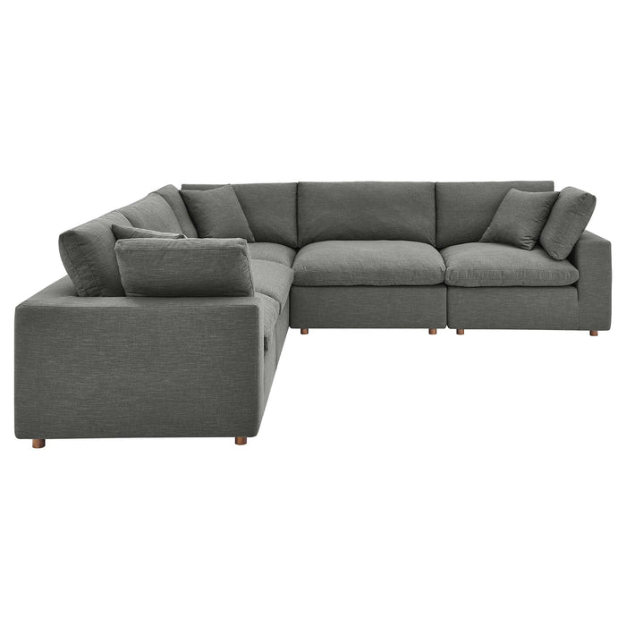 Commix Down Filled Overstuffed 5 Piece 5-Piece Sectional Sofa