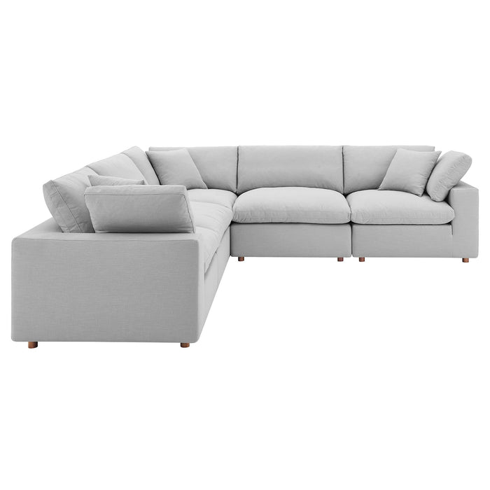 Commix Down Filled Overstuffed 5 Piece 5-Piece Sectional Sofa